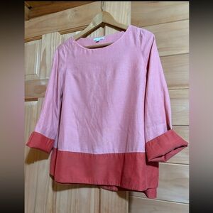 COS Two-Tone Pink and Red Blouse